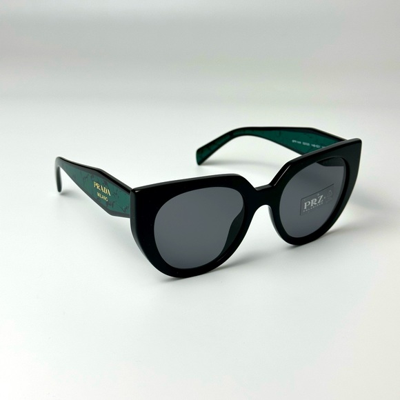 Prada Accessories - BRAND NEW PRADA PR14WS 1AB5Z1 Polarized Black/ Dark Grey Women Sunglasses